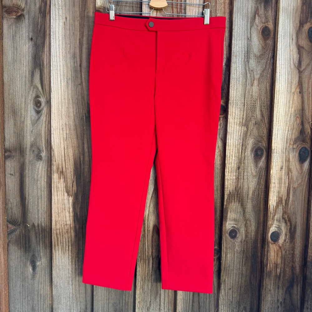 Banana Republic - Stretchy Red Trousers -  size 14